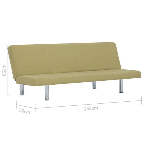 Sovesofa polyester grøn