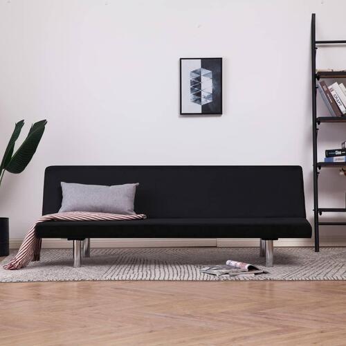 Sovesofa polyester sort