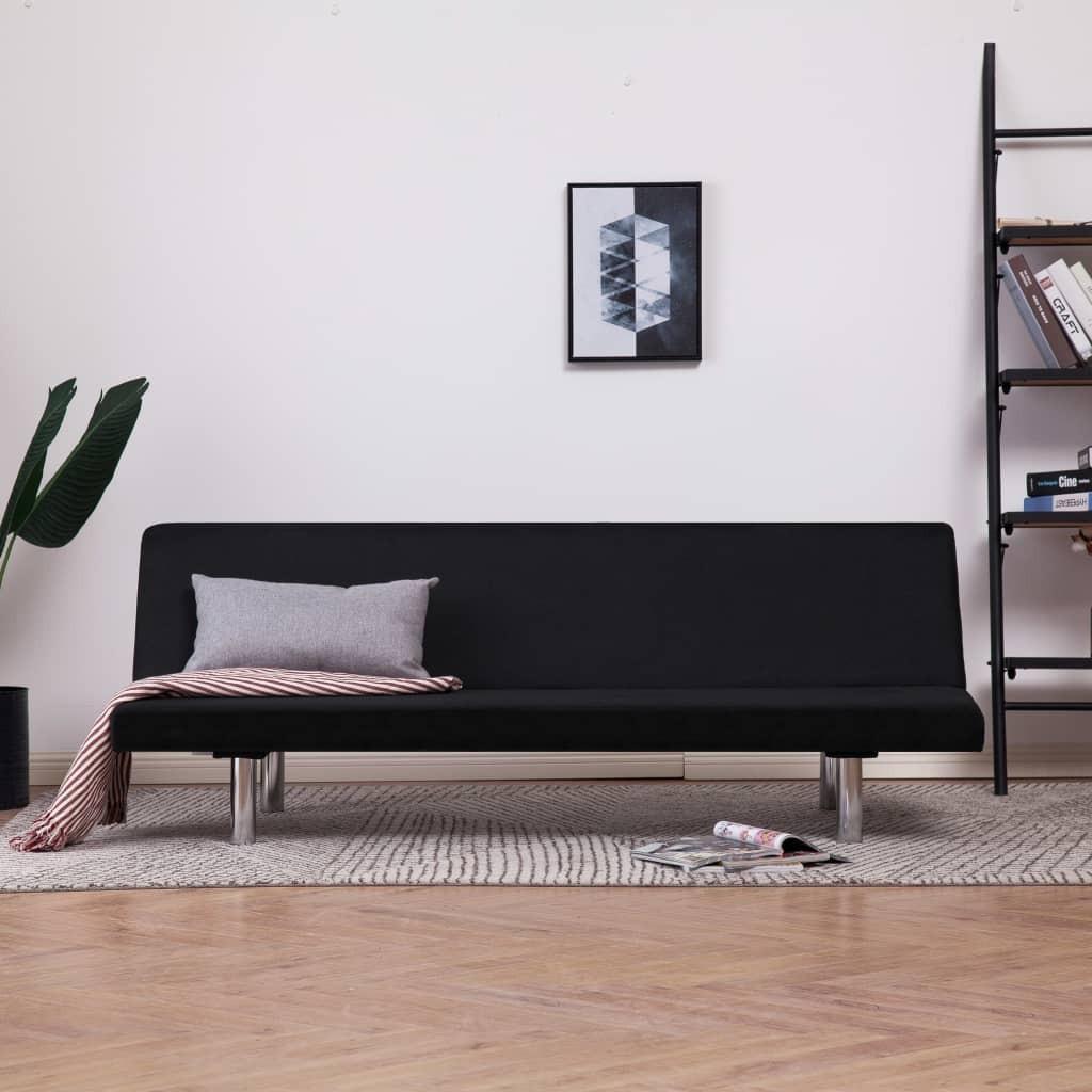 Sovesofa polyester sort