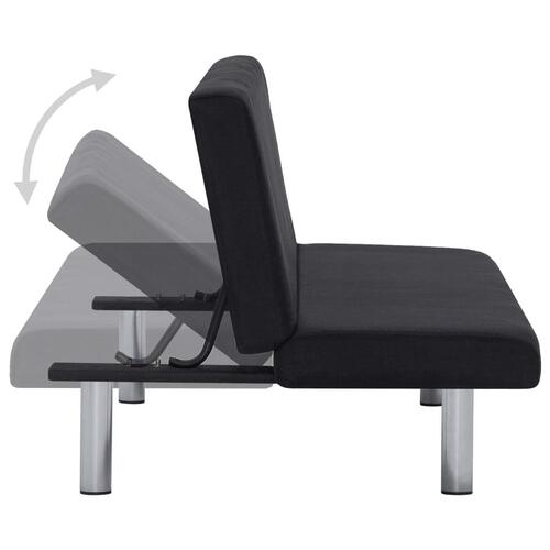 Sovesofa polyester sort
