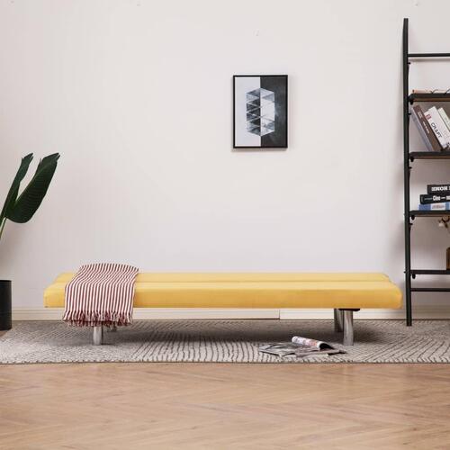 Sovesofa polyester gul