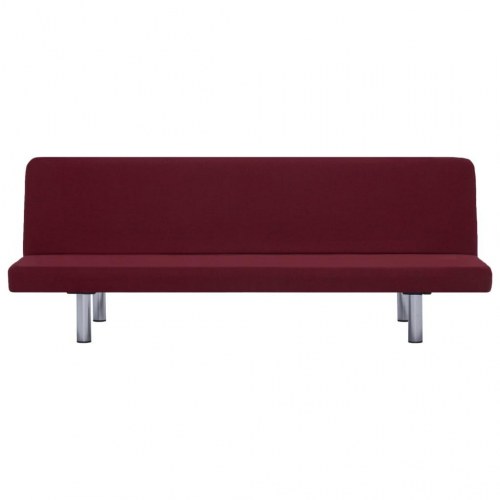 Sovesofa polyester rødvinsfarvet