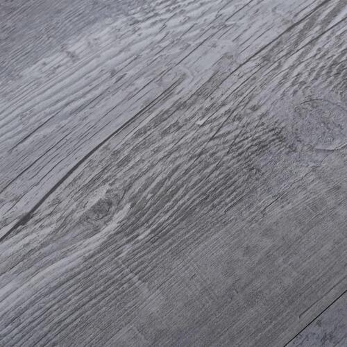 Selvhæftende PVC-gulvplanker 5,21 m² 2 mm mat trægrå