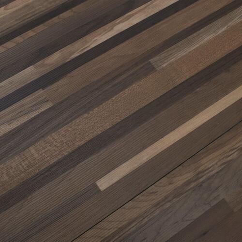 Selvhæftende PVC-gulvplanker 5,21 m² 2 mm brunstribet