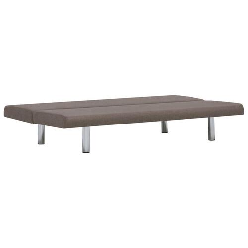 Sovesofa polyester gråbrun