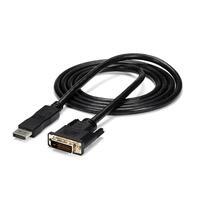 DisplayPort til DVI-mellemstik Startech DP2DVIMM6 (1,8 m) Sort 1.8 m