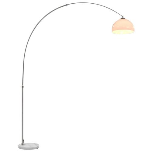Buet lampe 60 W E27 200 cm sølvfarvet