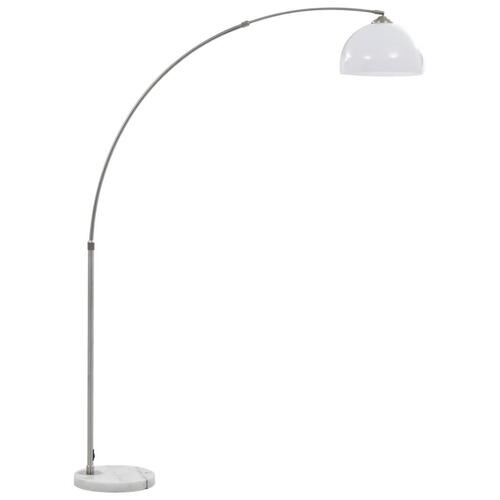 Buet lampe 60 W E27 200 cm sølvfarvet