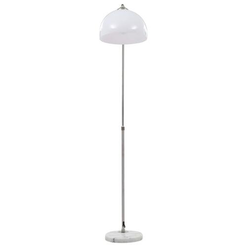 Buet lampe 60 W E27 200 cm sølvfarvet