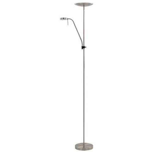 Standerlampe 16 W 180 cm sølvfarvet