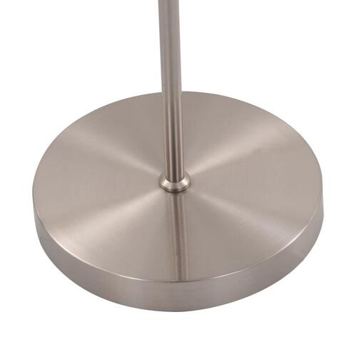 Standerlampe 16 W 180 cm sølvfarvet