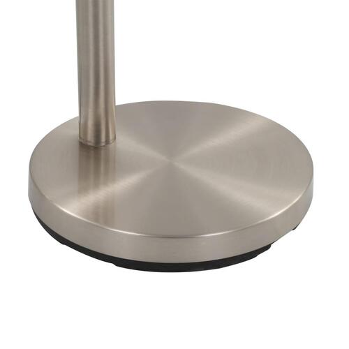 Standerlampe 200 cm 5 x E14 sølvfarvet
