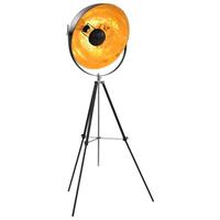 Standerlampe E27 51 cm sort og guld
