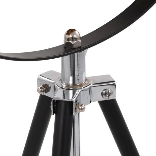 Standerlampe E27 51 cm sort og guld