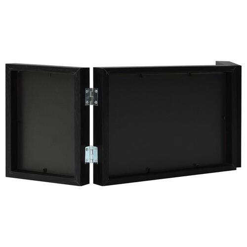 Folderamme til 3 billeder 28x18 cm + 2x(13x18 cm) sort