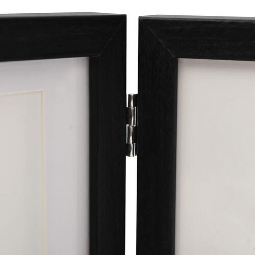 Folderamme til 3 billeder 28x18 cm + 2x(13x18 cm) sort