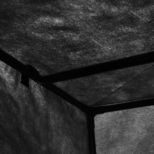 Klædeskab 75 x 50 x 160 cm sort