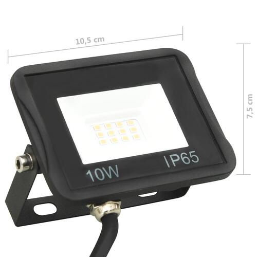 LED-projektør 10 W varm hvid