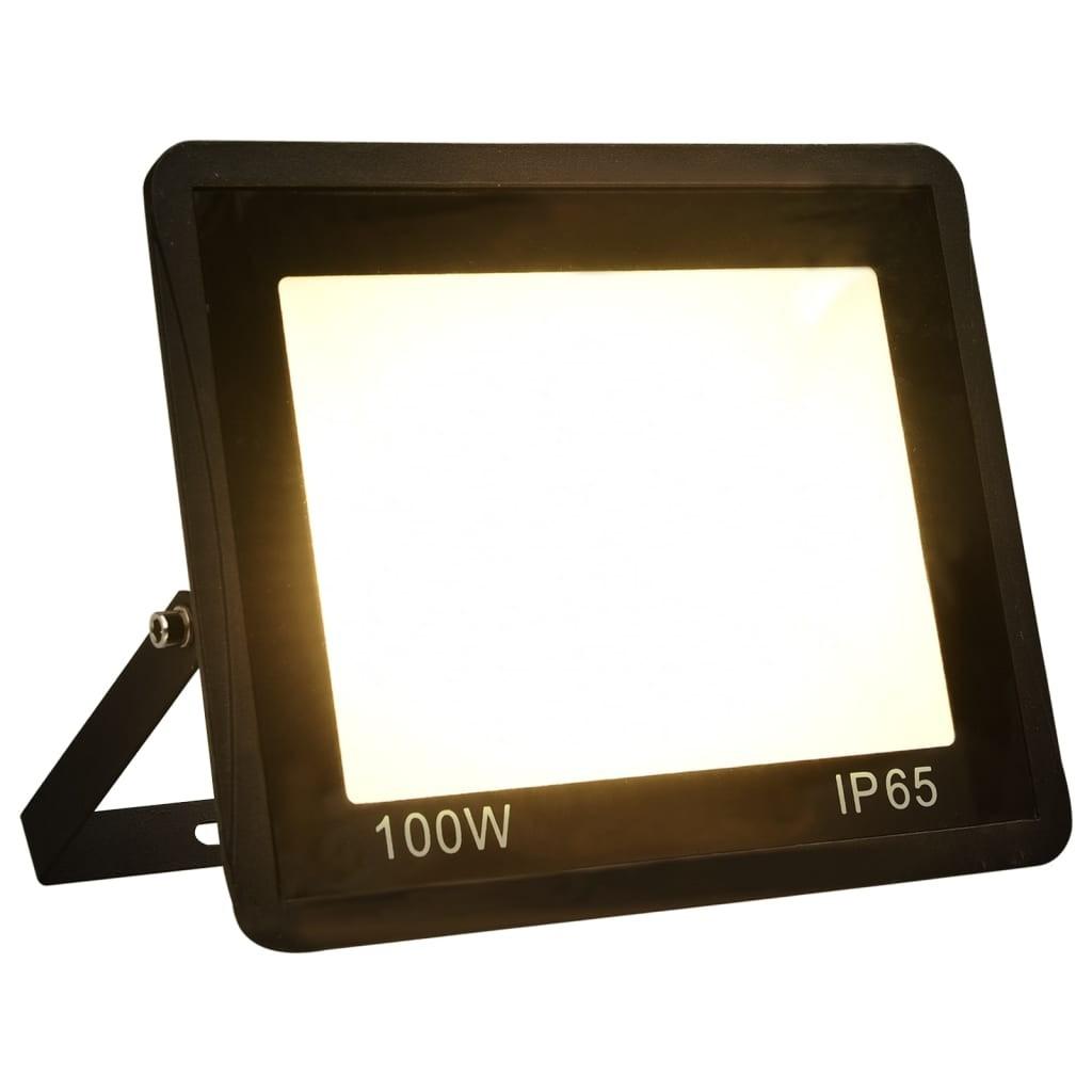 LED-projektør 100 W varm hvid