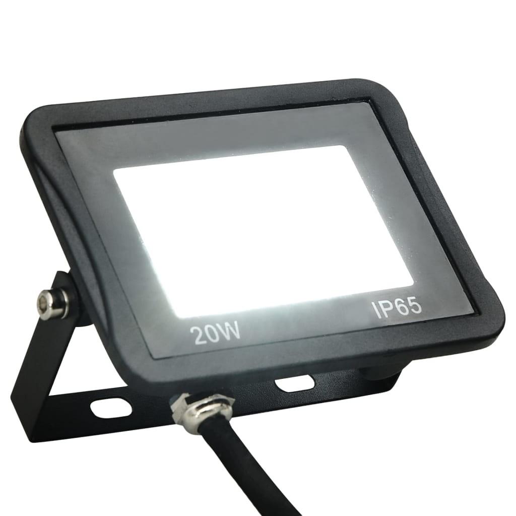 LED-projektør 20 W kold hvid