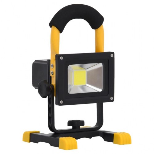 Genopladelig LED-projektør med håndtag 20 W kold hvid