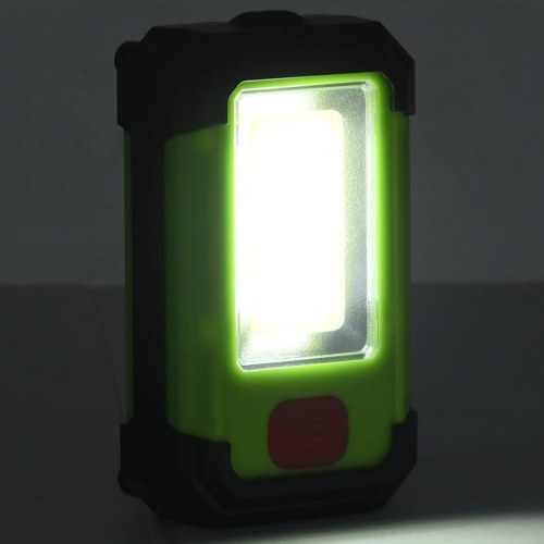 Bærbar solcelledrevet LED-projektør 7 W - kold hvid arbejdslampe