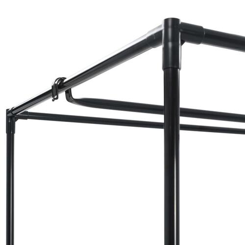 Klædeskab 75 x 50 x 160 cm grå