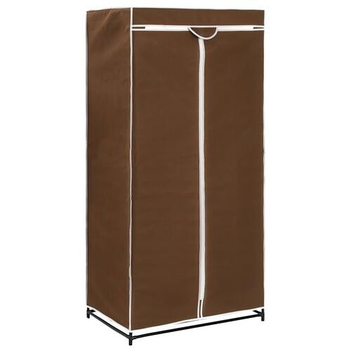 Klædeskab 2 stk. 75 x 50 x 160 cm brun