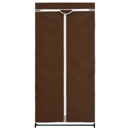 Klædeskab 2 stk. 75 x 50 x 160 cm brun