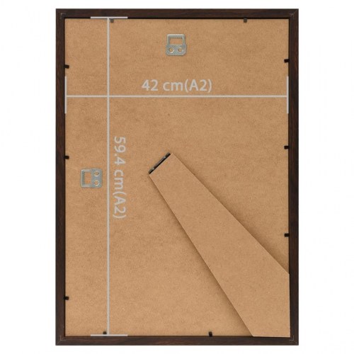 Billedrammer 3 stk. til væg 42x59,4 cm MDF sort
