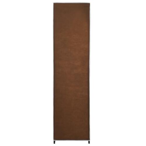 Klædeskab med 4 rum 175 x 45 x 170 cm brun