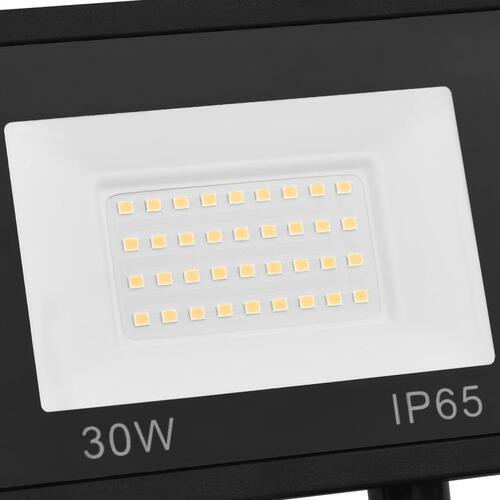LED-projektør med sensor 30 W kold hvid