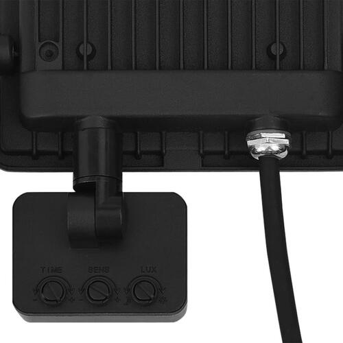 LED-projektør med sensor 30 W kold hvid