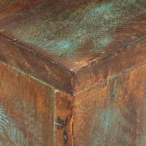 Sofabord 68x68x41 cm massivt genbrugstræ