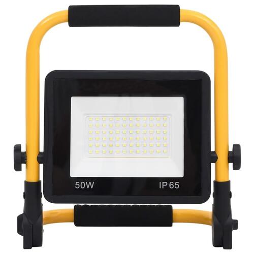 LED-projektør med håndtag 50 W kold hvid