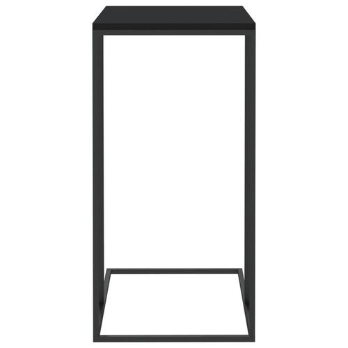 Sidebord 40x30x59 cm konstrueret træ sort