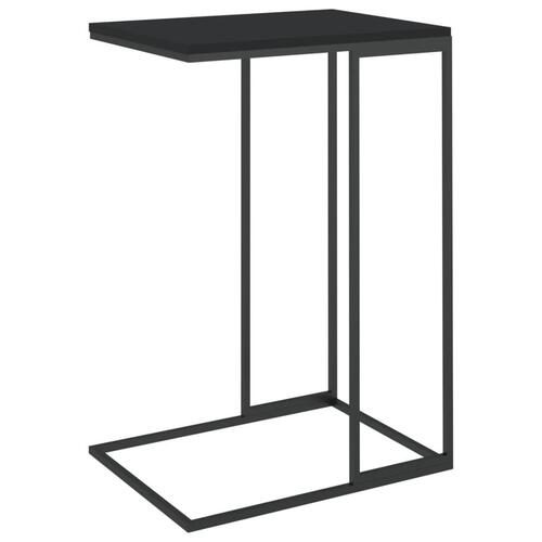Sidebord 40x30x59 cm konstrueret træ sort