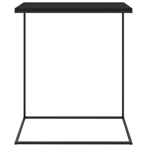 Sidebord 55x35x66 cm konstrueret træ sort