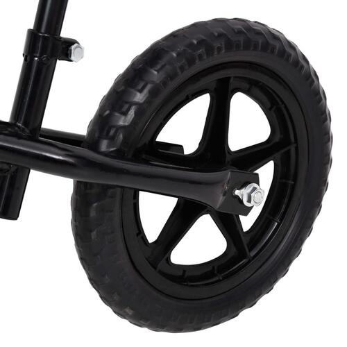 Løbecykel 9,5" hjul sort