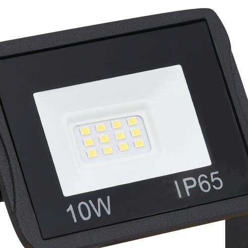 LED-projektør med håndtag 2x10 W koldt hvidt lys
