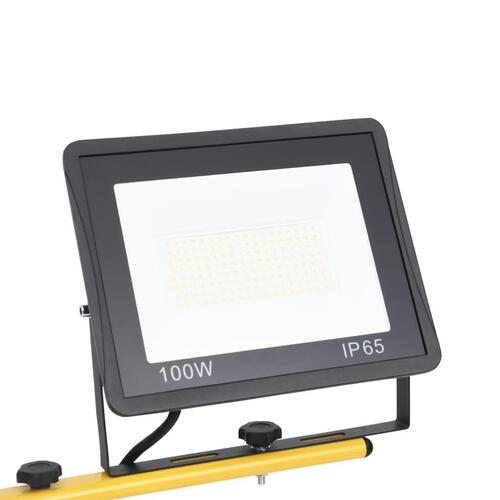 LED-projektør med stativ 2x100 W kold hvid