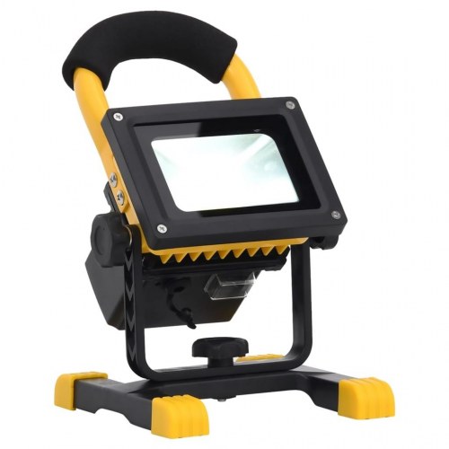 Genopladelig LED-arbejdslampe 30 W - kold hvid med håndtag