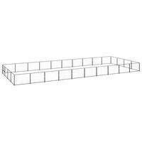 Hundeløbegård 40 m² stål sort