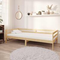 Daybed med madras 90x200 cm massivt fyrretræ