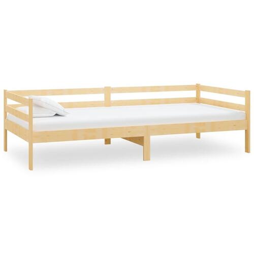 Daybed med madras 90x200 cm massivt fyrretræ