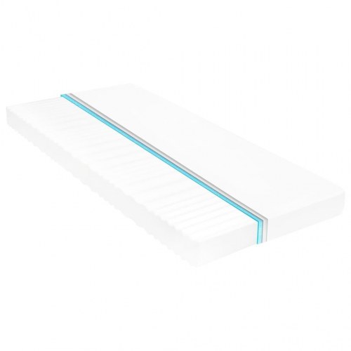 Daybed med madras 90x200 cm massivt fyrretræ gyldenbrun