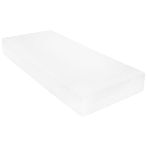 Daybed med madras 90x200 cm massivt fyrretræ grå