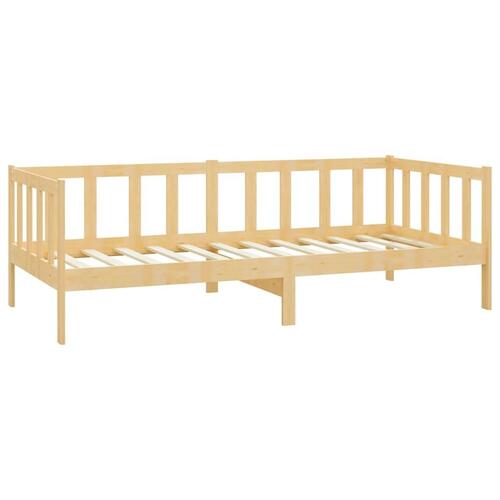 Daybed med madras 90x200 cm massivt fyrretræ