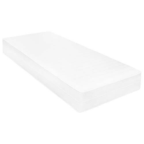 Daybed med madras 90x200 cm massivt fyrretræ gyldenbrun