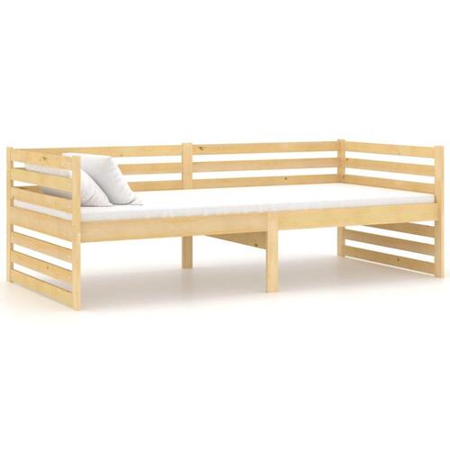 Daybed med madras 90x200 cm massivt fyrretræ